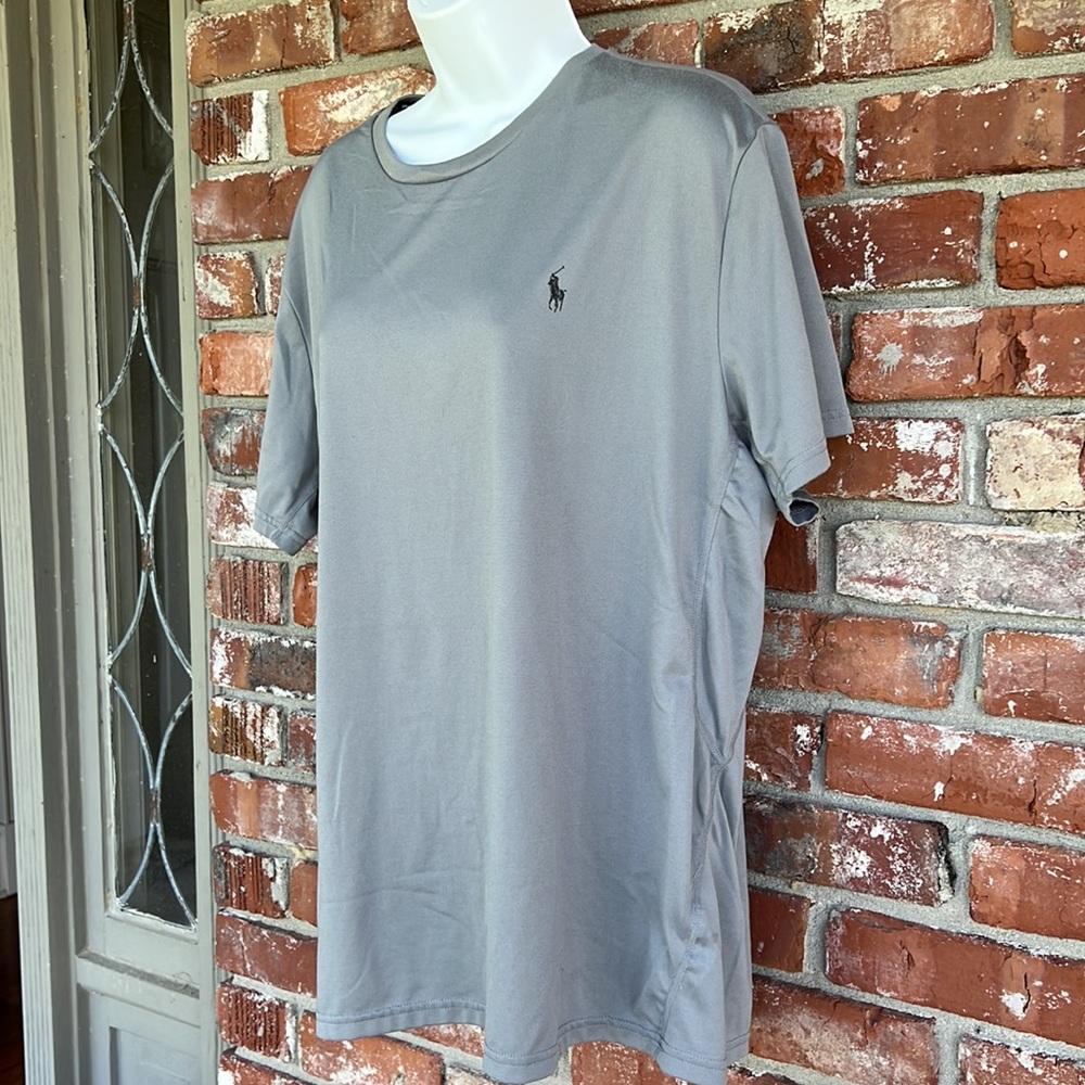 Polo gray short sleeve tee size XL - Picture 2 of 5